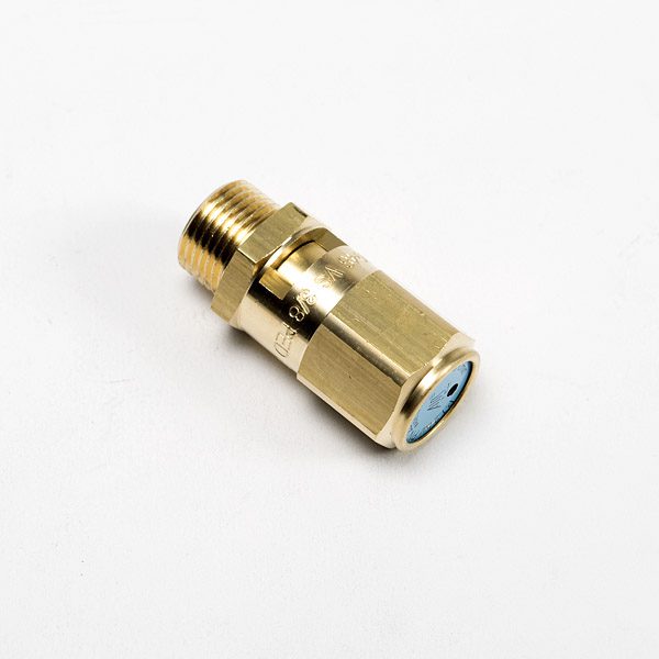 Sikkerhedsventil til espressomaskine ø 3/8"M - 2.5 bar CE/PED