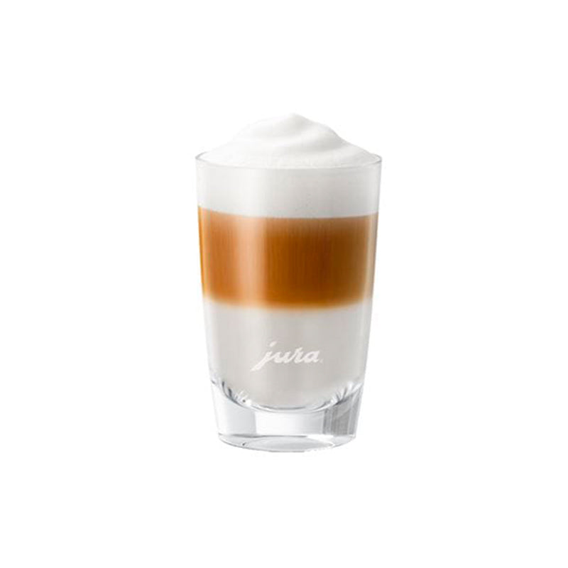 Jura latte macchiato glas