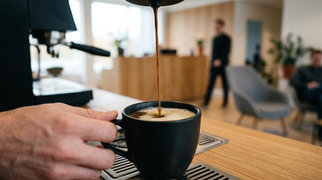 Kristians Kaffe: kaffeløsning til reception og lounge