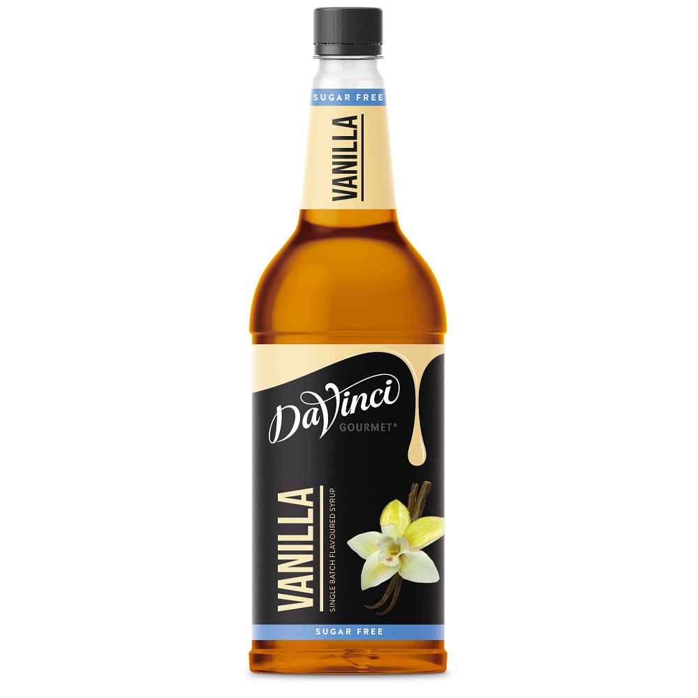 DaVinci Gourmet Sugar Free Vanilla Syrup - 1000 ml flaske