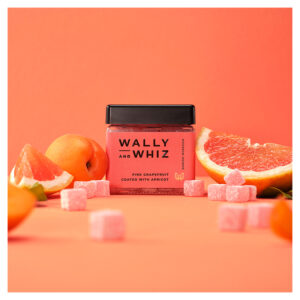 Wally And Whiz vingummier - Pink grapefrugt med abrikos
